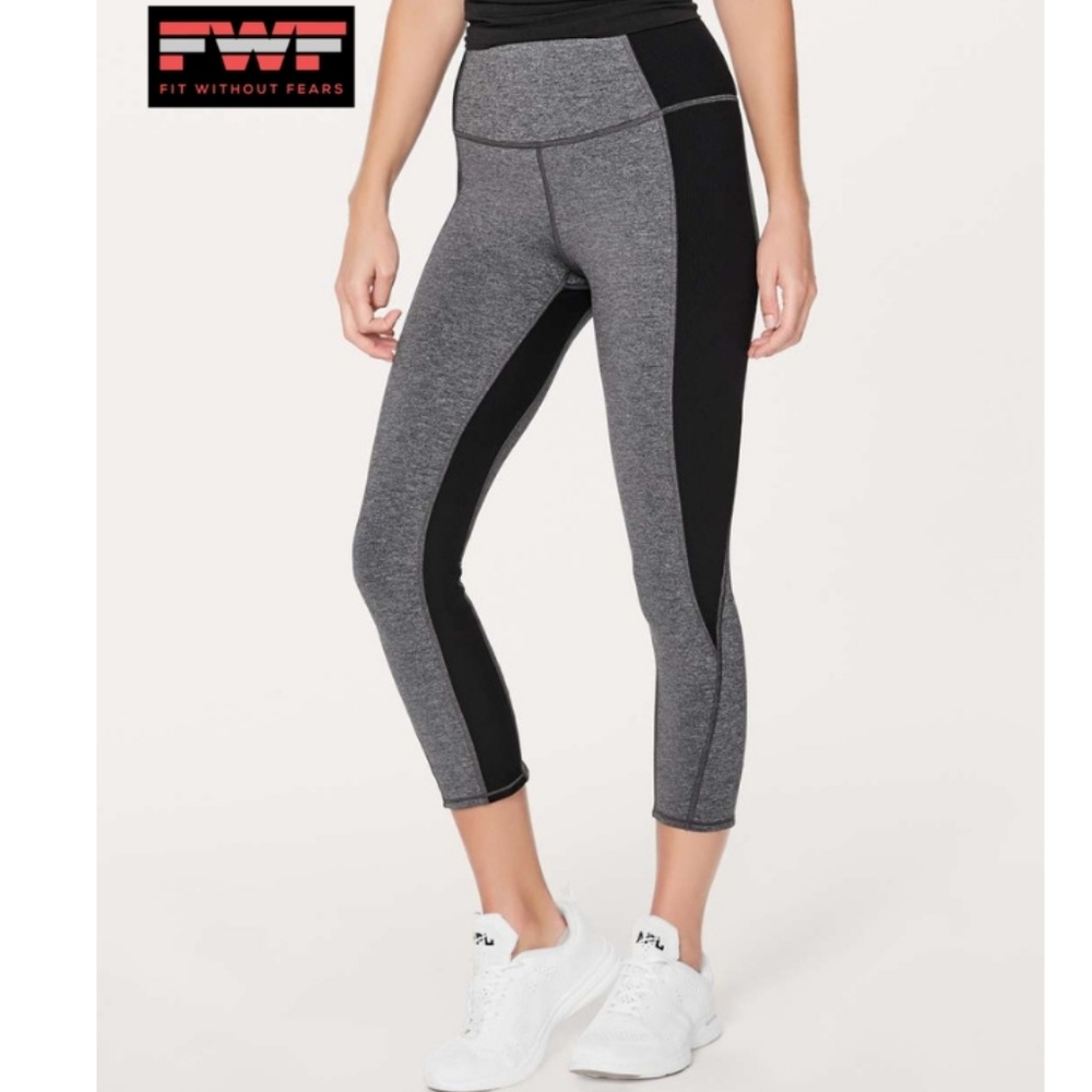 Lululemon On Your Mark Crops NWOT